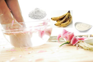 Banana, Yogurt, Pearl Powder Foot Mask