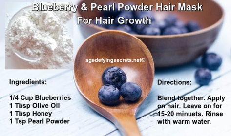 Blueberry & Pearl Powder Hair Mask image