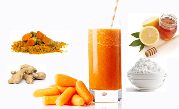 Carrot, Turmeric Ginger Immune Boosting Juice
