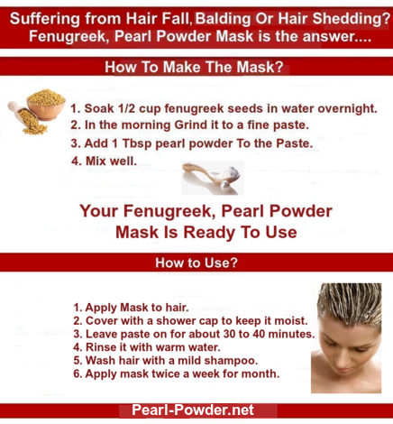 Fenugreek And Pearl Powder image