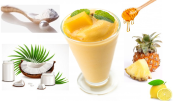 Mango Coconut Pineapple Smoothie