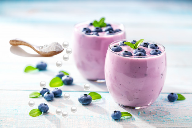 Pearl Powder Wild Blueberry Brain Food Smoothie