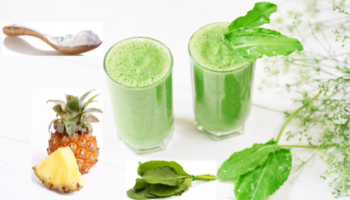 Pineapple Spinach Anti-Inflammatory Green Smoothie