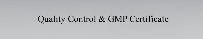 GMP Certificate & Quality Control
