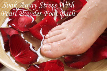 Rose Petal Foot Bath